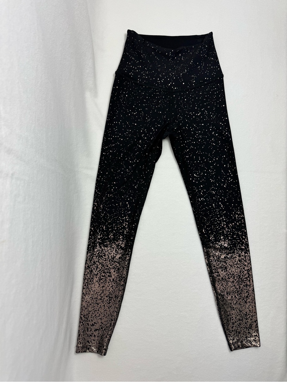 Beyond Yoga Alloy Ombre High Waisted Midi Leggings Metallic Speckle S